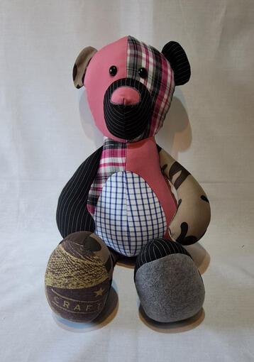 Patchwork Memory Bear