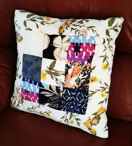 Patchwork Clothes Cushion